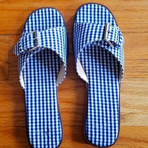J Crew Gingham print slide